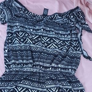 Off the shoulder romper